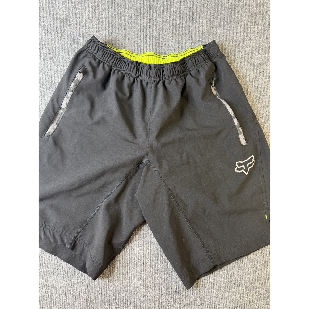 Fox Racing Active Men's Mountain Bike MTB Cycling Shorts Black Neonโ Size S